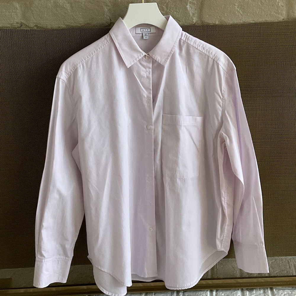AYR Light Purple “The Deep End” Button Down Shirt